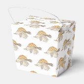 Mama Bird Flug über Nest mit Herz Danke F Geschenkschachtel (Rückseite)