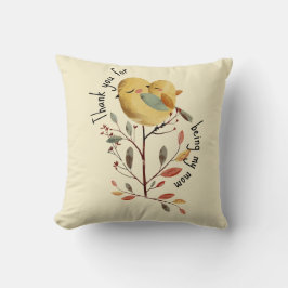 Mama Bird Illustration Mother Day Kissen