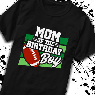 Mama Birthday Boys Football Party Mutter Mutter Mu T-Shirt