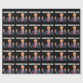 Mama BIRTHDAY DONALD TRUMP WRAPPING PAPIER Geschenkpapier (Flach)