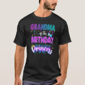 Mama Birthday Rockstar Theme Music Party Karaoke G T-Shirt (Vorderseite)