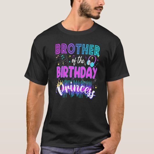 Mama Birthday Rockstar Theme Music Party Karaoke G T-Shirt (Vorderseite)