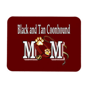 Mama "Black and Tan Coonhound Dog" Magnet