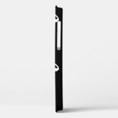 Mama Black and White Minimalistisch iPhone 12 Fall Case-Mate iPhone Hülle (Rückseite / Links)