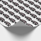 Mama Black Bear Geschenkpapier (Ecke)