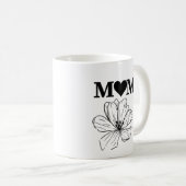 MAMA BLACK BOTANISCHE BLUME TASSE (VorderseiteRechts)