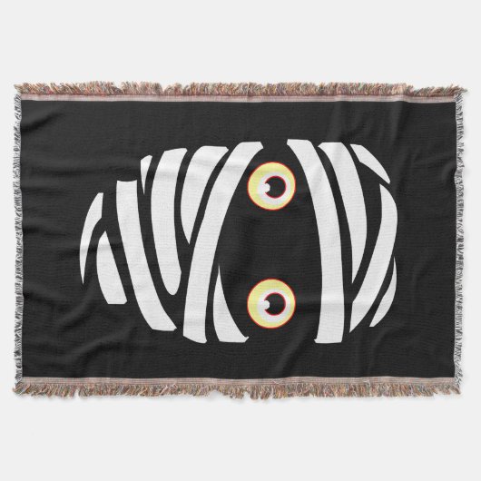 Mama Blanket Fun Halloween Mummy Blankets Decke De (Vorderseite)