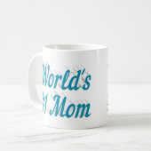 Mama Blau Halbtext Tasse (Vorderseite Links)