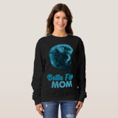 Mama Blauer Fisch Sweatshirt (Vorne ganz)