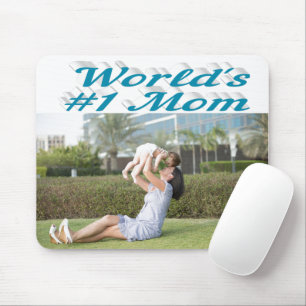 Mama Blaues Foto Mousepad