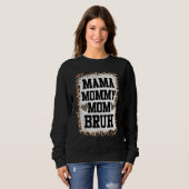 Mama Bleached Leopard Sweatshirt (Vorne ganz)