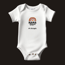 Mama Blessed Baby Strampler