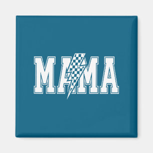 Mama Blitz-Grafik Retro-Mutter-Stolz fett Magnet