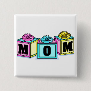 Mama (Blöcke) Button