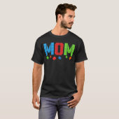 Mama blockiert Master Builder Brick Builder Geburt T-Shirt (Vorne ganz)