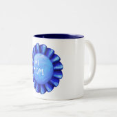 Mama Blue Abzeichen Tasse (VorderseiteRechts)