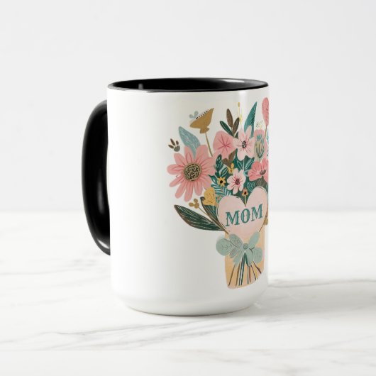 Mama Blume Bouquet Tasse (Vorderseite Links)