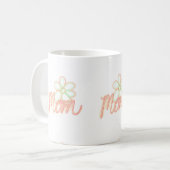 Mama Blume Kunst Kaffeetasse (Vorderseite Links)