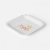 Mama Blume Kunst Pappteller (Gewinkelt)