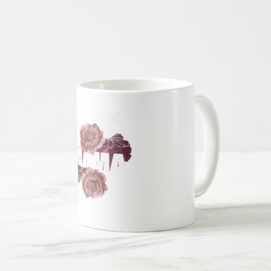 MAMA-BLUME, MUTTERTAG KAFFEETASSE (VorderseiteRechts)