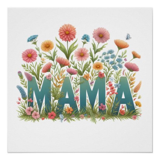 Mama-Blume Poster (Vorderseite)
