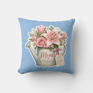 Mama Blumen Gießkanne Kissen