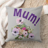 Mama! Blumen Kissen (Decke)