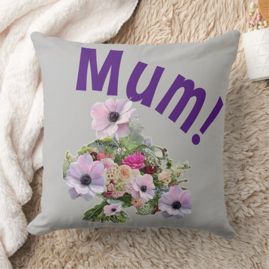 Mama! Blumen Kissen (Decke)