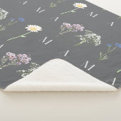 MAMA Blumen zum Muttertag, Geschenk - sanft und se Sherpadecke (3/4)