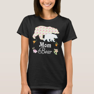 Mama Blumenbär Niedliche Blume Mami Grandma m T-Shirt