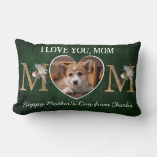 Mama Blumenzauber Foto vom Hund Lendenkissen