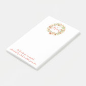 Mama Blumenzitat Post-it Klebezettel (angewinkelt)