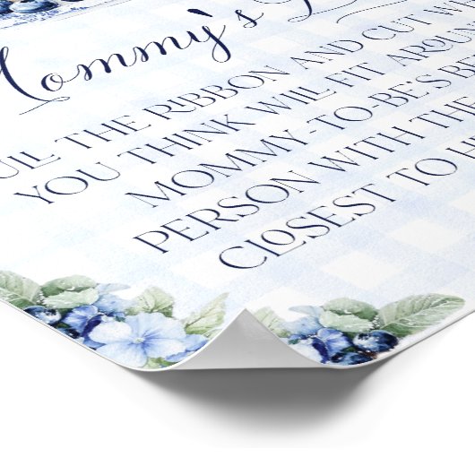 Mama Bly Blueberry Pancake Baby Brunch Poster (Ecke)