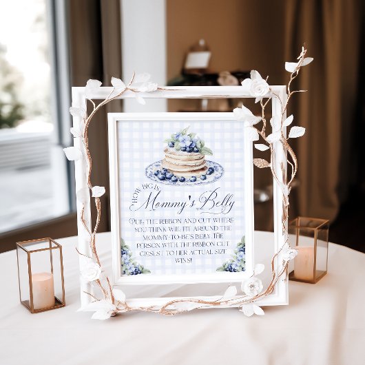 Mama Bly Blueberry Pancake Baby Brunch Poster