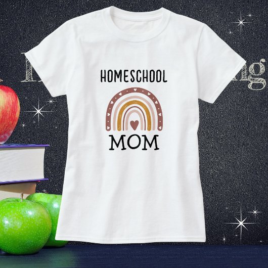Mama | BOHO "Homeschool" Mama Muttertag T-Shirt