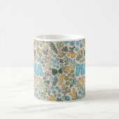 Mama Boho Pastell Grün Florales 3D Muster Kaffeetasse (Mittel)