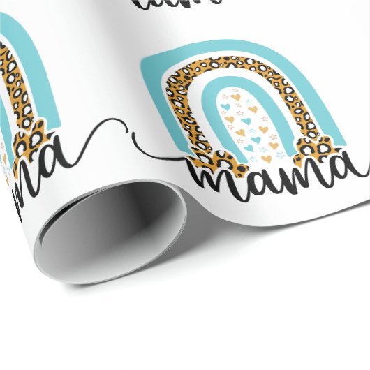 Mama Boho Rainbow Geschenkpapier (Rolleneckpunkt)