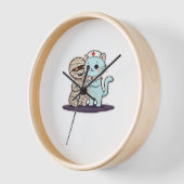 Mama Boo-Boo Krankenschwester Katze zum Retten! Cl Uhr (Winkel)