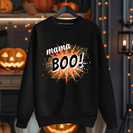 Mama Boo | Orange Halloween Sweatshirt