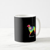 Mama Borzoi Kaffeetasse (VorderseiteRechts)