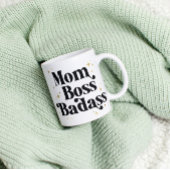 Mama Boss Badass Coffee Tasse Modern Black Gold