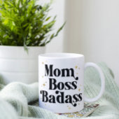 Mama Boss Badass Coffee Tasse Modern Black Gold