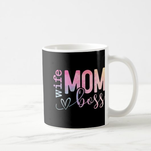 Mama Boss Funny Mothers Day Kaffeetasse (Rechts)