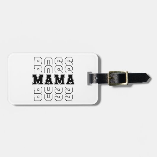 Mama Boss Gepäckanhänger (Vorderseite horizontal)