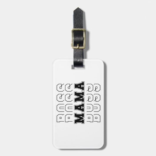Mama Boss Gepäckanhänger (Vorderseite vertikal)