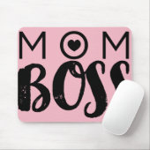 MAMA BOSS Moderne Typografie Script Trendy Chic Mousepad (Mit Mouse)