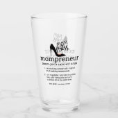 Mama Boss Mompreneur Glas (Vorderseite)