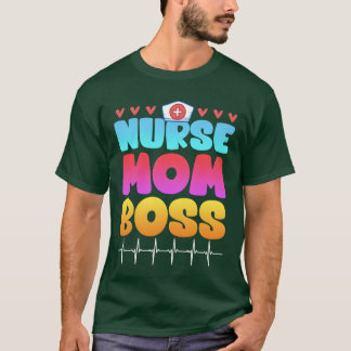 Mama Boss Mothers Day Supervisor Vintag T-Shirt