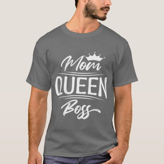 Mama Boss Mothers Day T-Shirt (Vorderseite)
