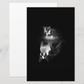 Mama Boston Terrier Dog Lover Geschenk Mutter Vate Briefpapier (Vorne/Hinten)